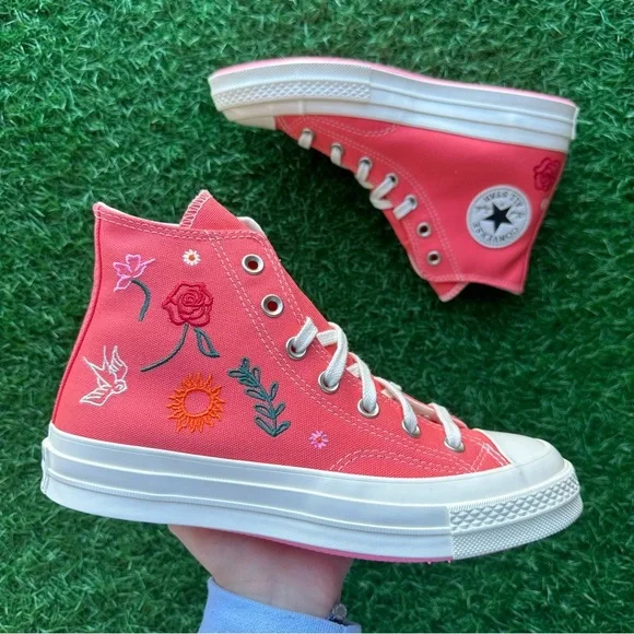 Not for sale🎁Converse Chuck 70 Hi Watermelon Slushy - Picture 4 of 11